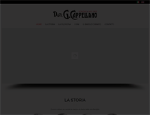 Tablet Screenshot of cappellano1870.it